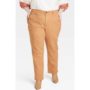 Knox Rose Women's Size XXL‎ Light Brown Straight Leg Pants
